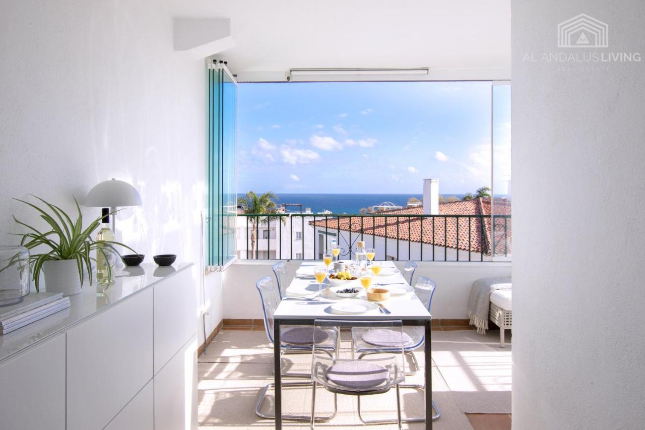 Scandinavian Style Apartment With Amazing Sea Views And South West Facing Sunny Terrace In Miraflores Walking Distance To The Beach! Малага Экстерьер фото